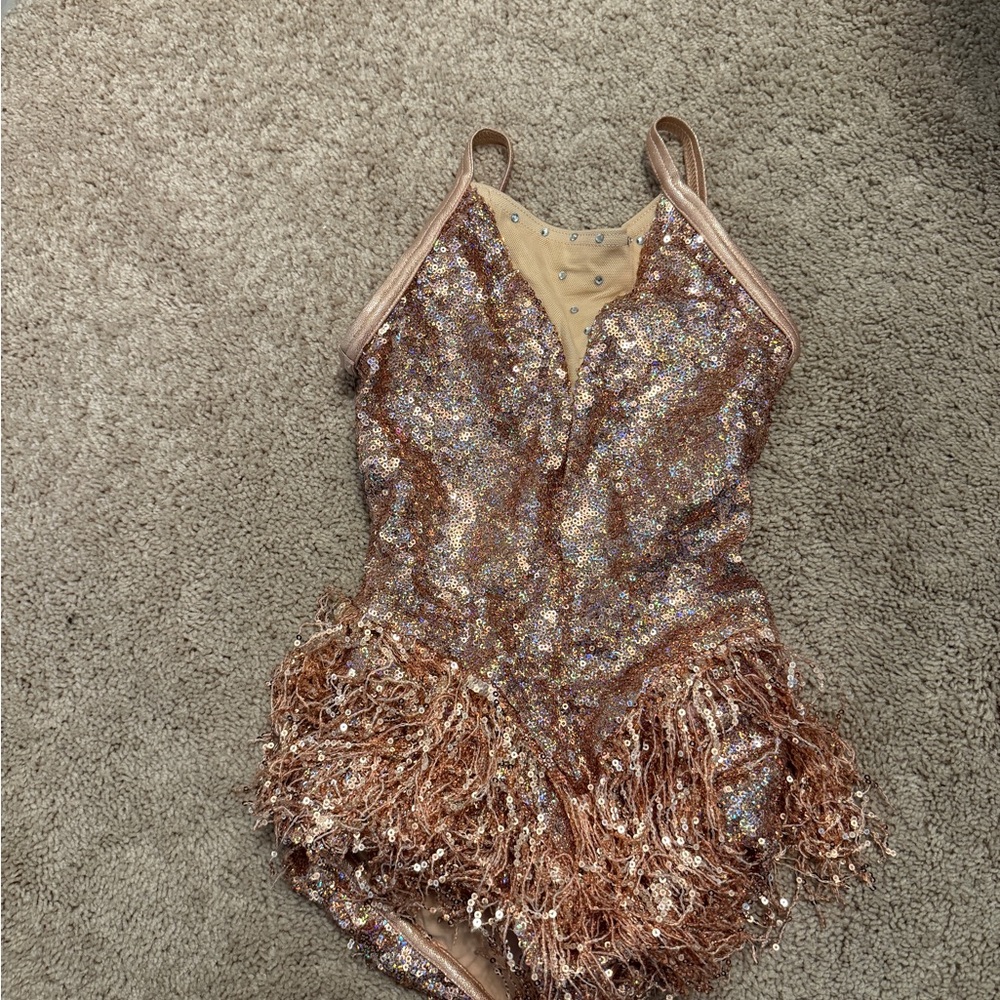 Weissman Glittering Fringe Kids Costume - Gold